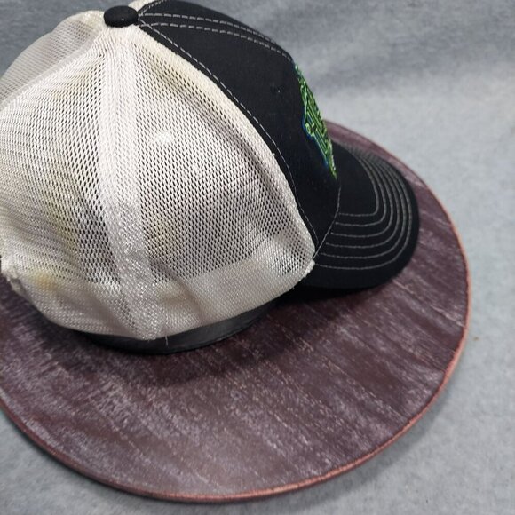 Sierra Nevada Optimum Trucker Hat Black & White Mesh Adjustable Back - Picture 7 of 11